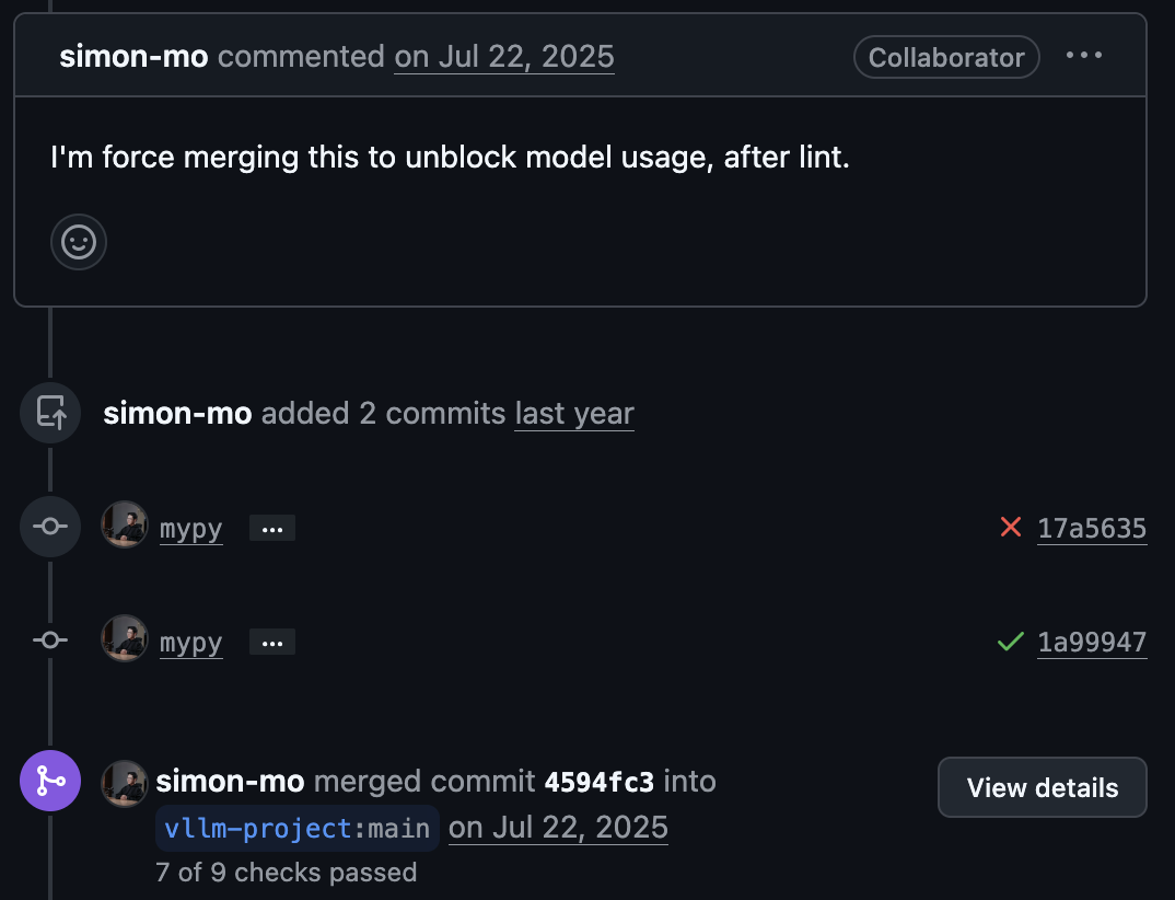 I'm force merging this to unblock model usage